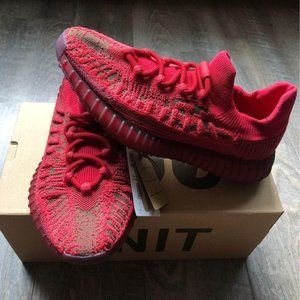 adidas Yeezy Boost 350 v2 CMPCT Slate Red Size 7.5 M / 8 W
